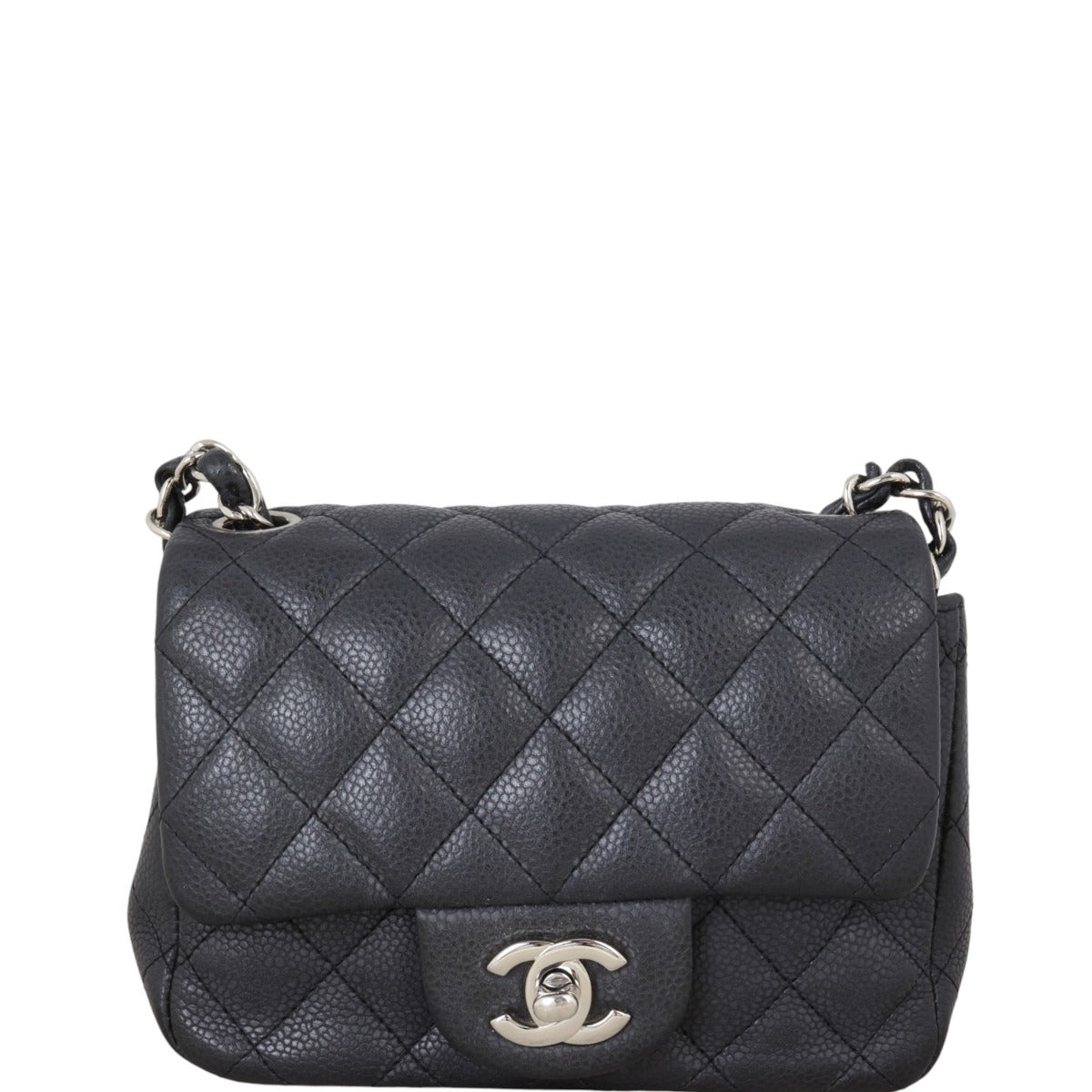 Chanel Classic Square Bag Black Mini Crossbody Bag