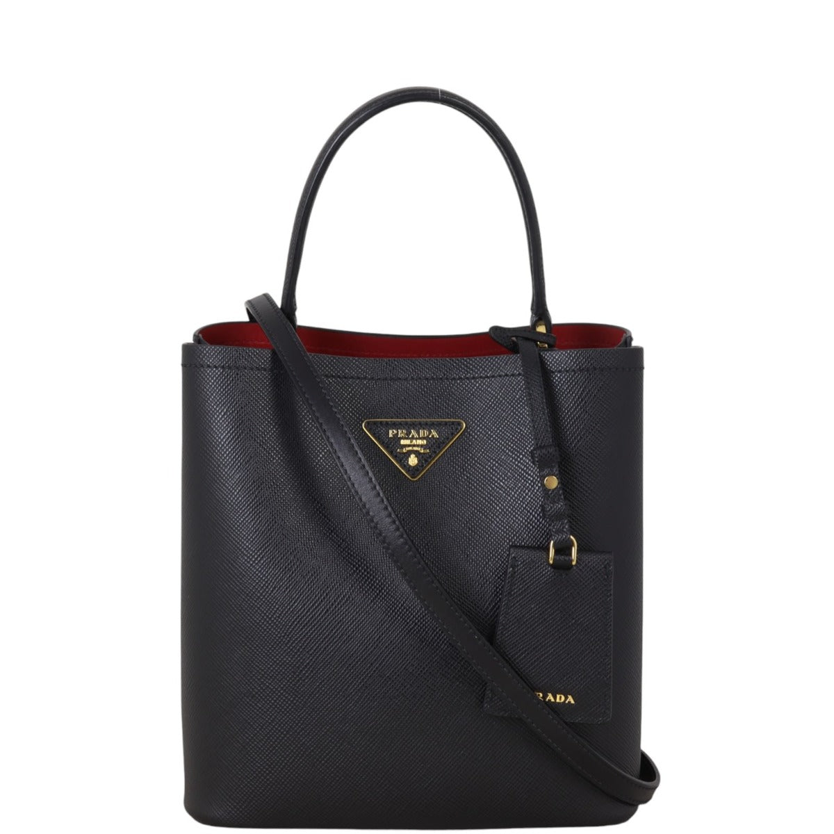 Prada Panier Saffiano Cuir Tote Handbag Medium Tote Bag