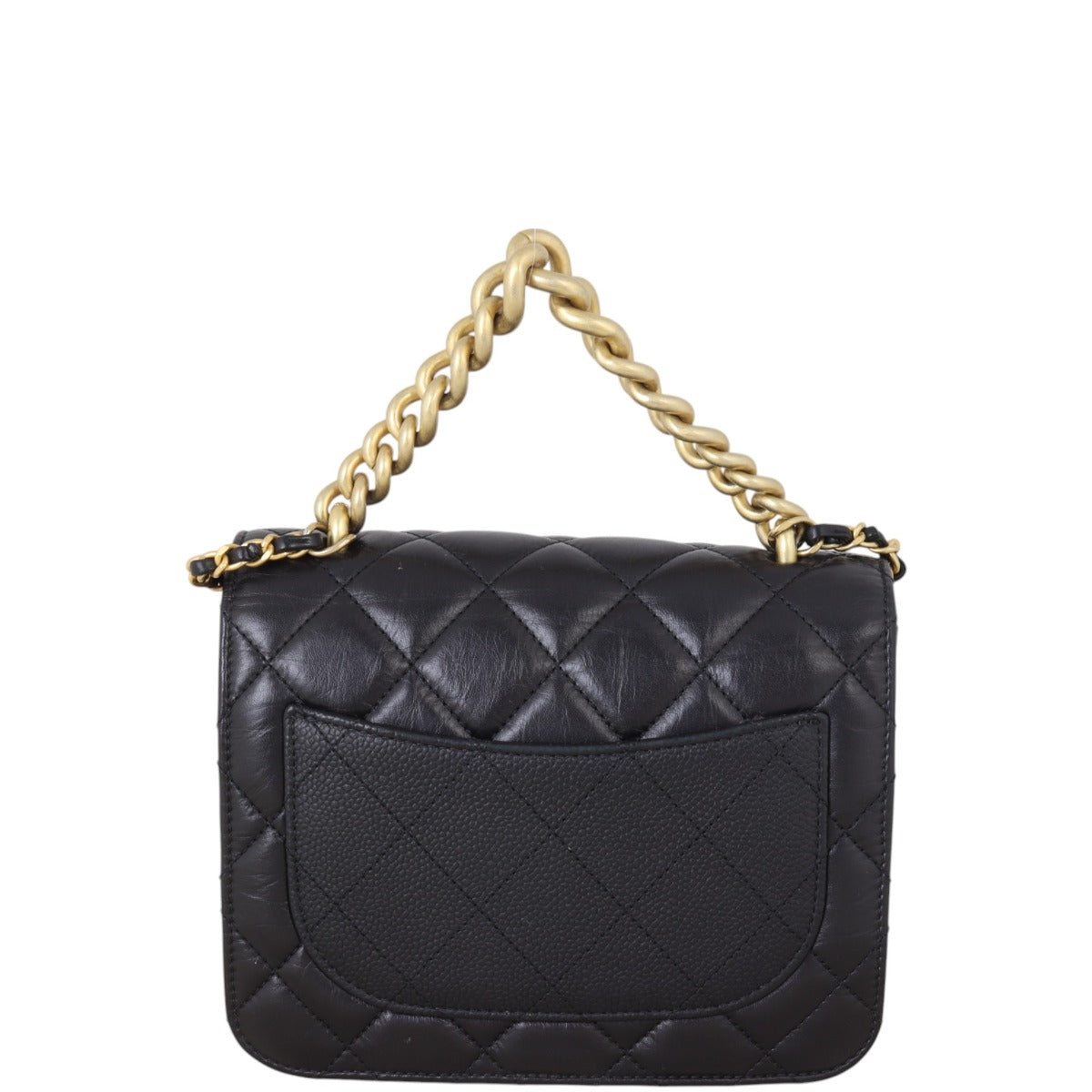 Chanel CC Handle Bag Black Chain Crossbody Bag