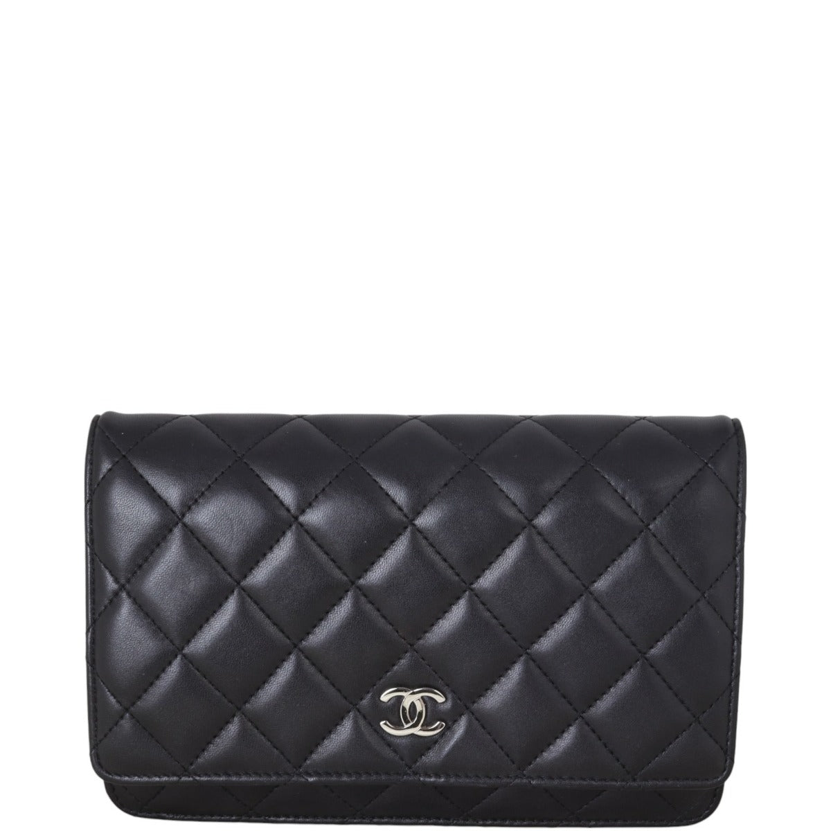 Chanel Classic Wallet on Handbag Quilted Black Crossbody Bag Chain 31102024