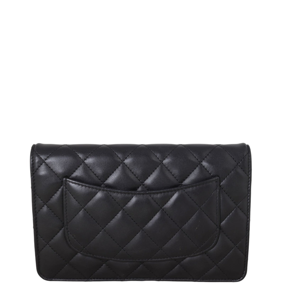 Chanel Classic Wallet on Handbag Quilted Black Crossbody Bag Chain 31102024