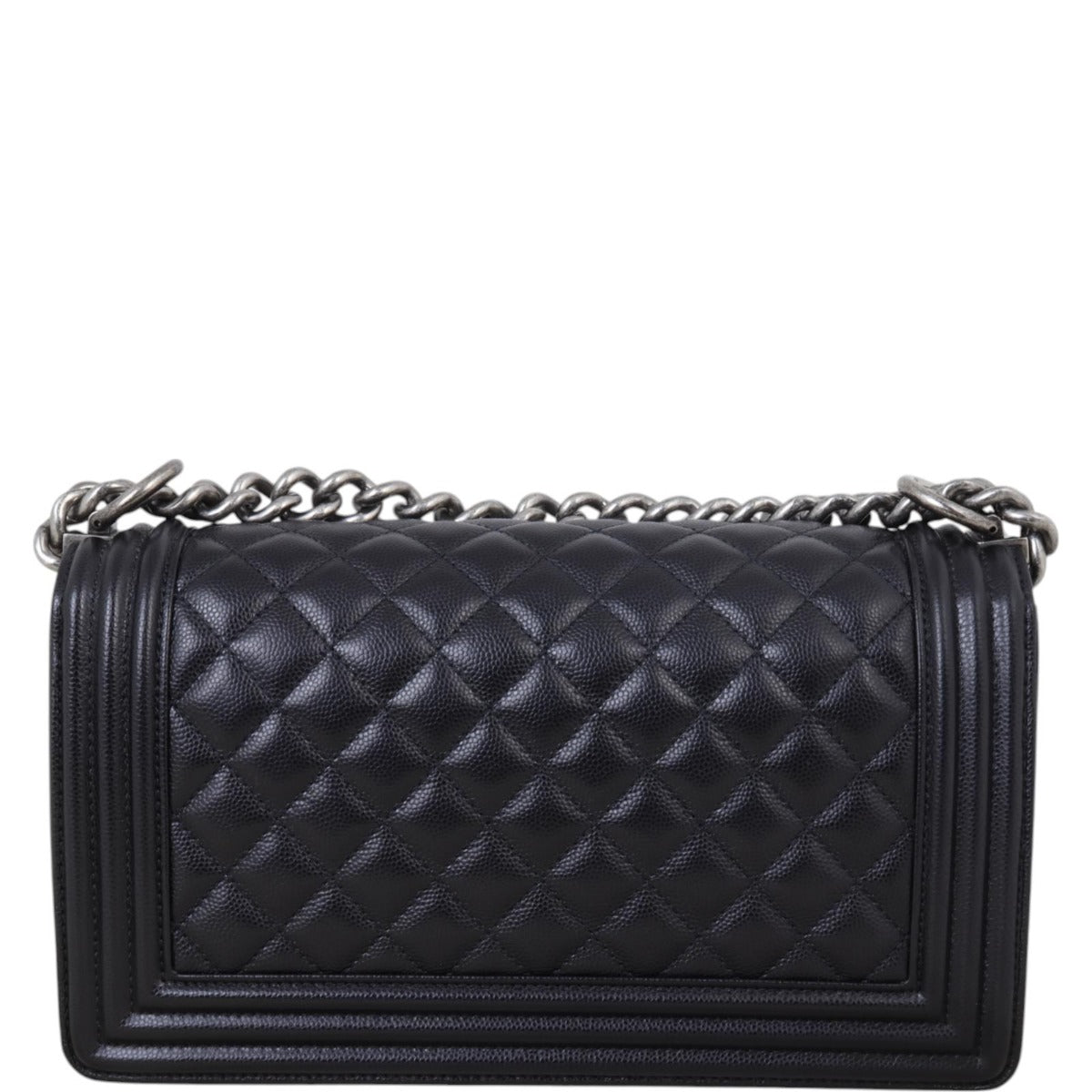 Chanel Boy Old Handbag Quilted Black