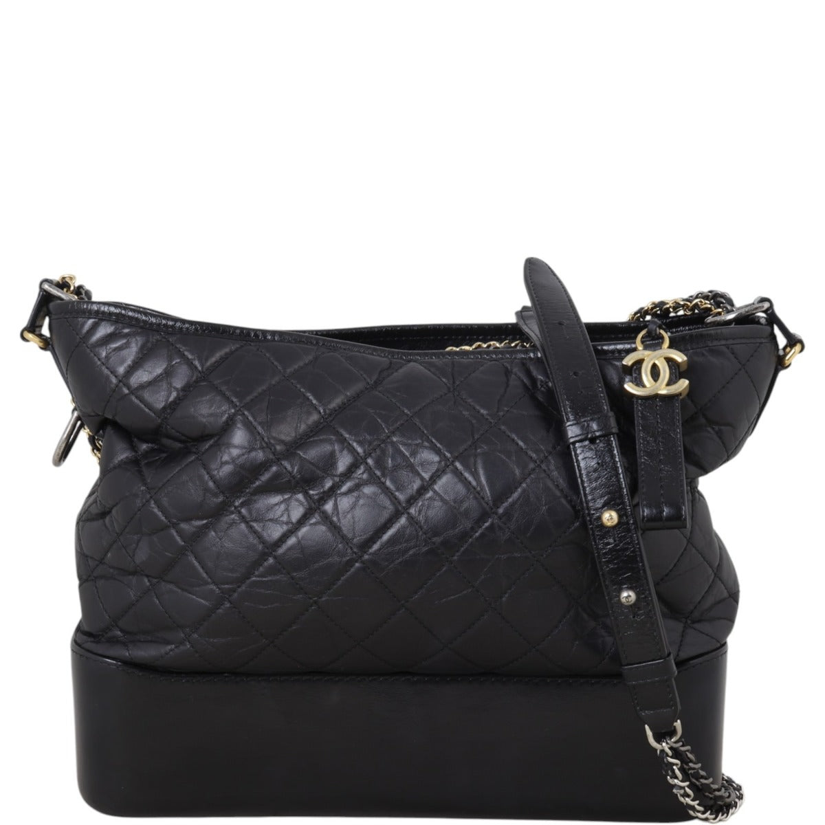Chanel Gabrielle Hobo Black Large Crossbody Bag