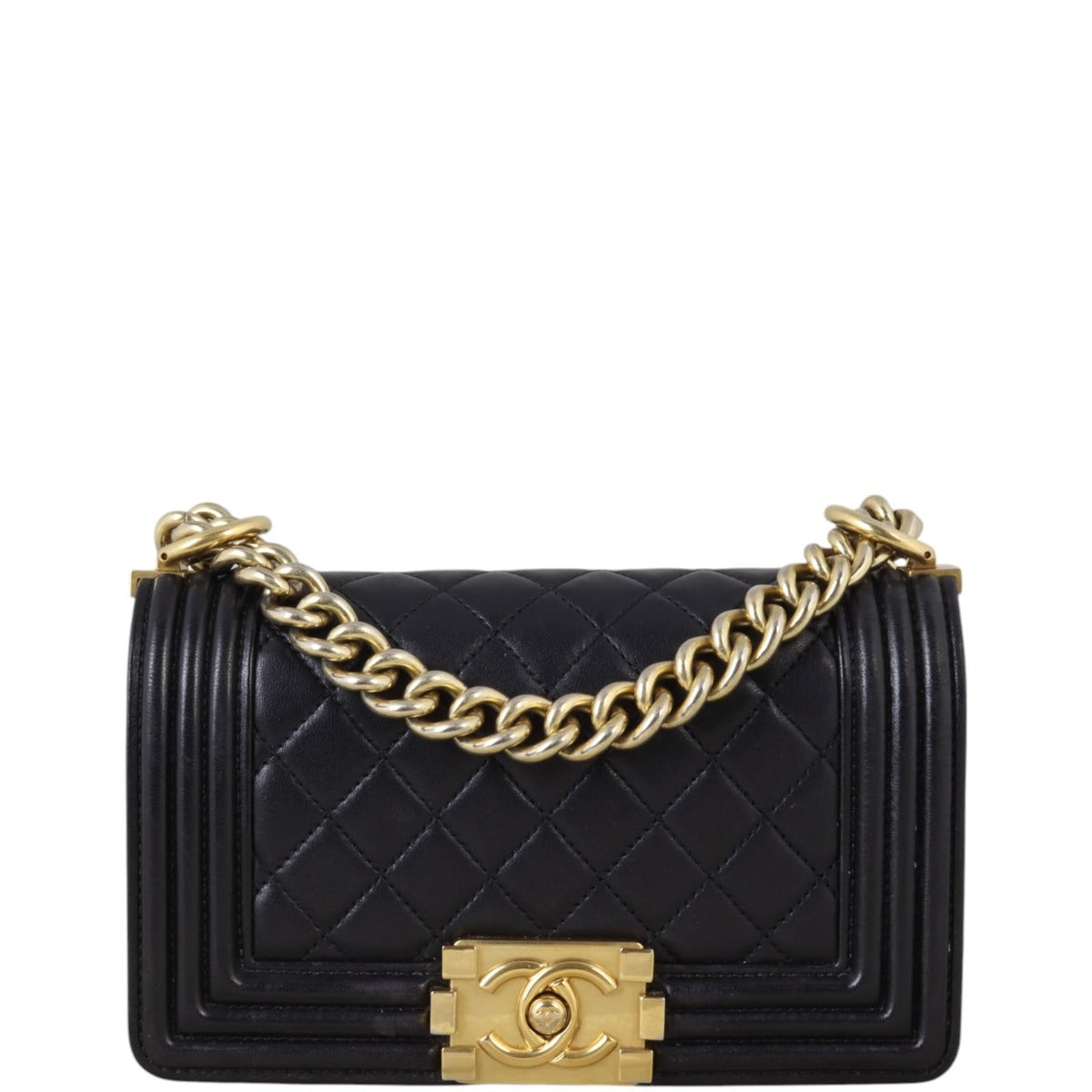 Chanel Boy Handbag Quilted Black