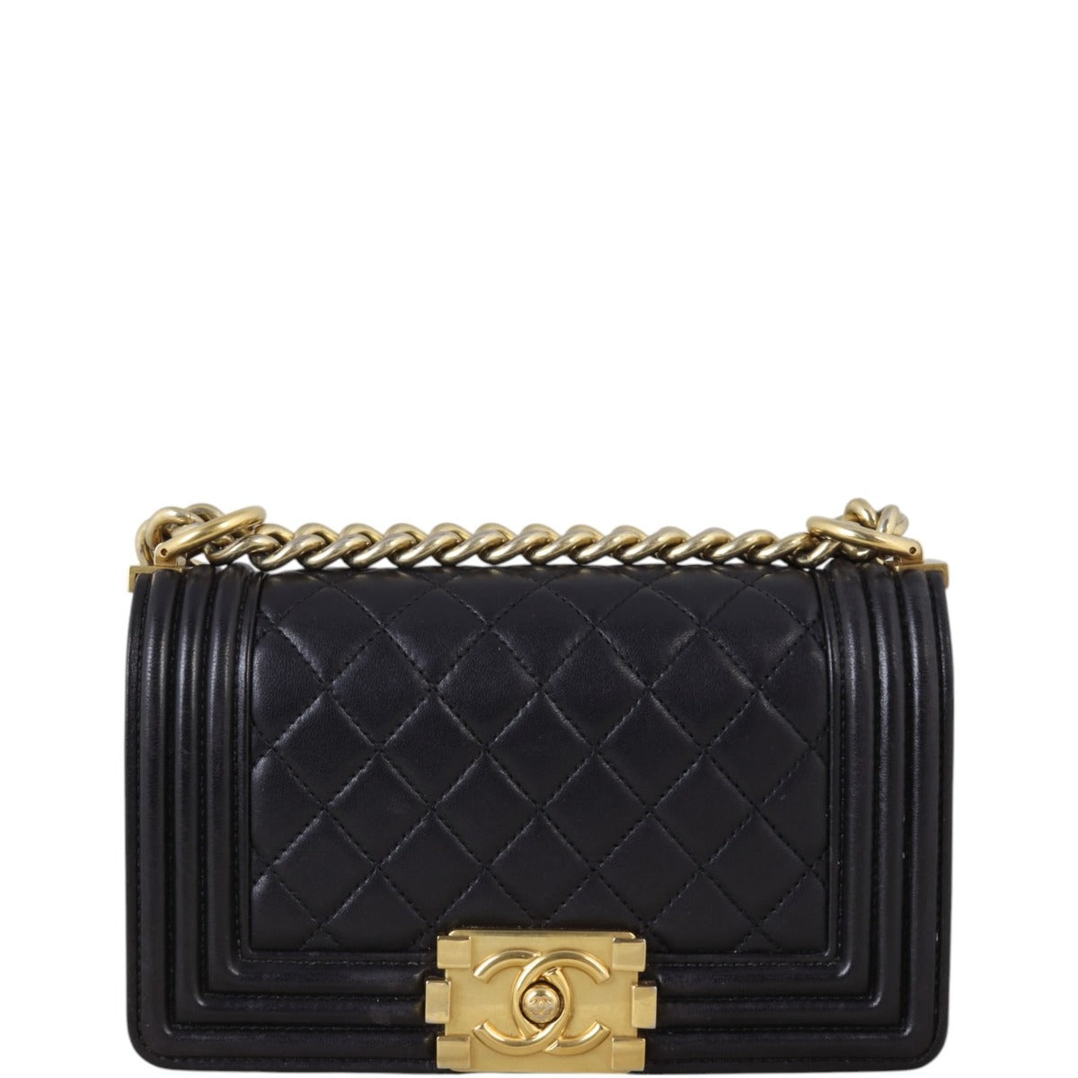 Chanel Boy Handbag Quilted Black