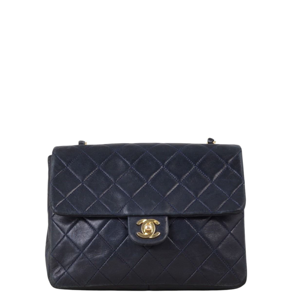 Chanel CC Single Bag Quilted Black Crossbody Bag