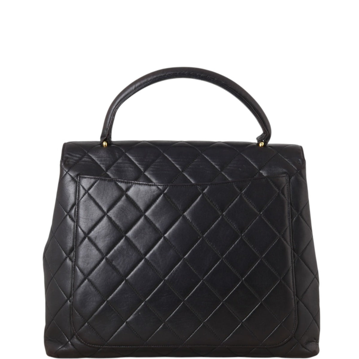 Chanel Kelly Satchel Quilted Black Satchel Bag