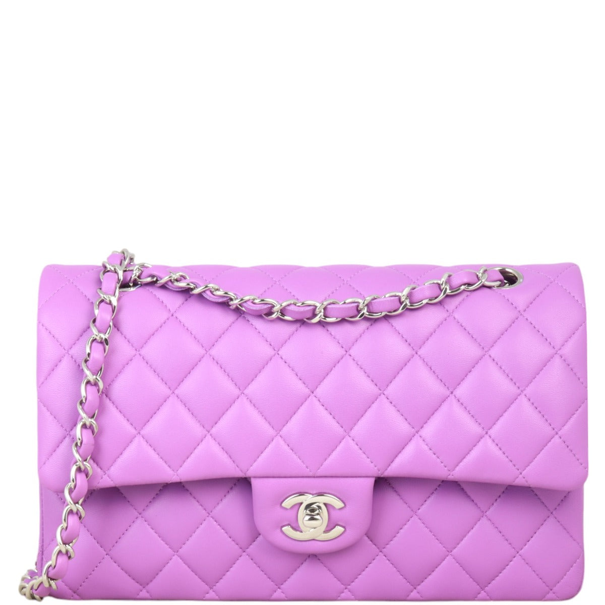 Chanel Classic Double Handbag Quilted Medium Crossbody Bag