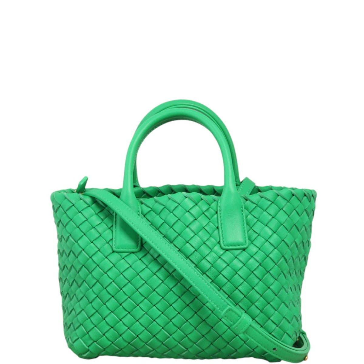 Bottega Veneta Intrecciato Cabat Tote Mini Crossbody Bag