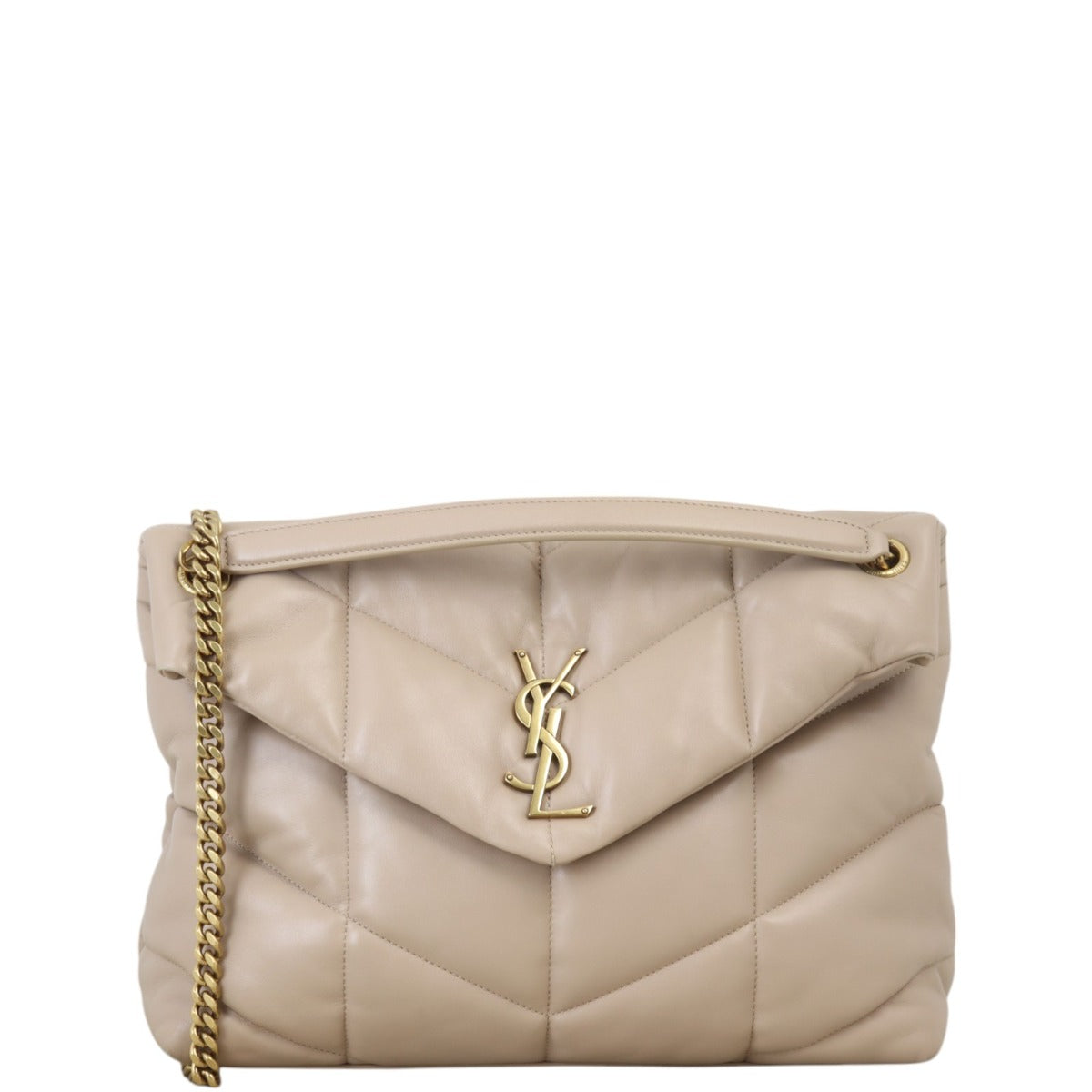 YSL Saint Laurent Loulou Puffer Travel Bag Medium