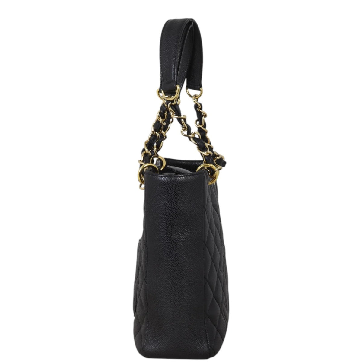 Chanel Petite Shopping Tote Quilted Shoulder Bag