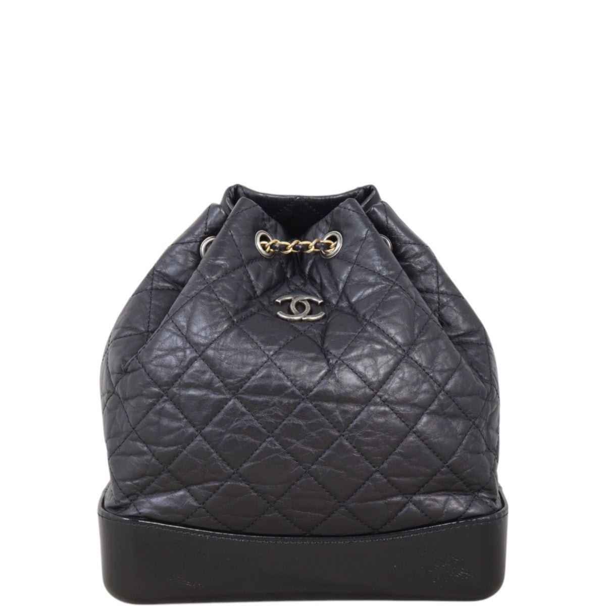 Chanel Gabrielle Backpack Quilted Black Medium 14022025