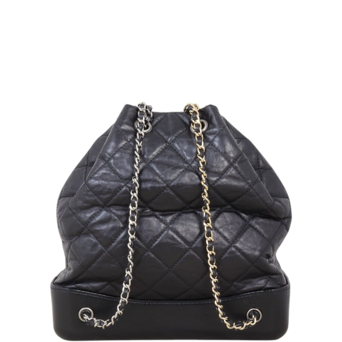 Chanel Gabrielle Backpack Quilted Black Medium 14022025
