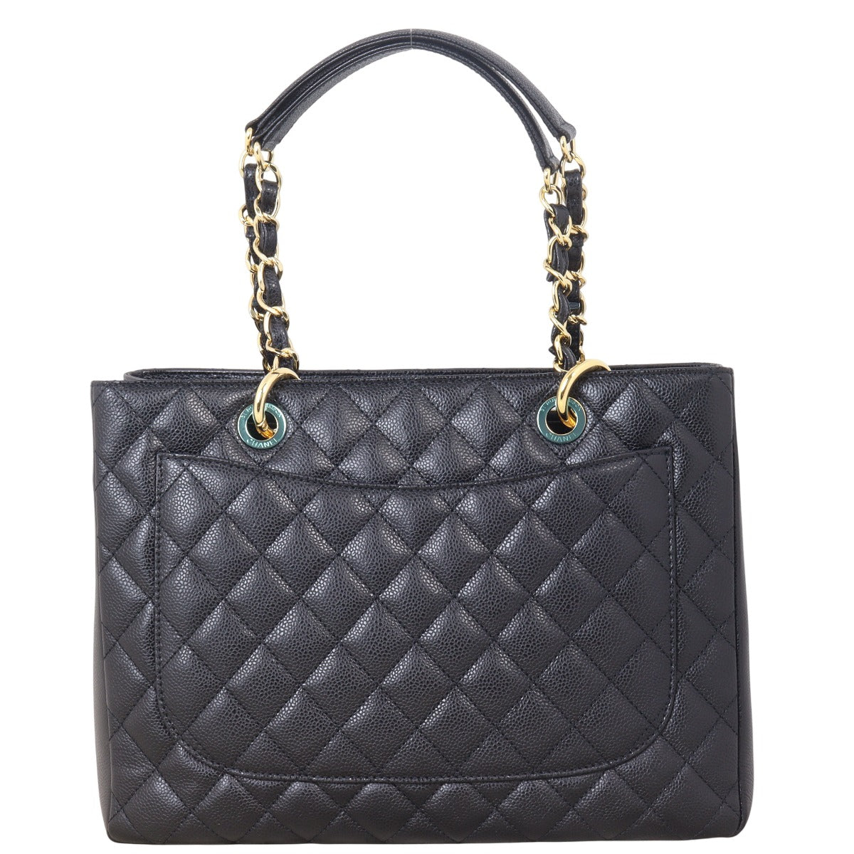 Chanel Grand Shopping Tote Quilted Black Shoulder Bag Tote 02042025