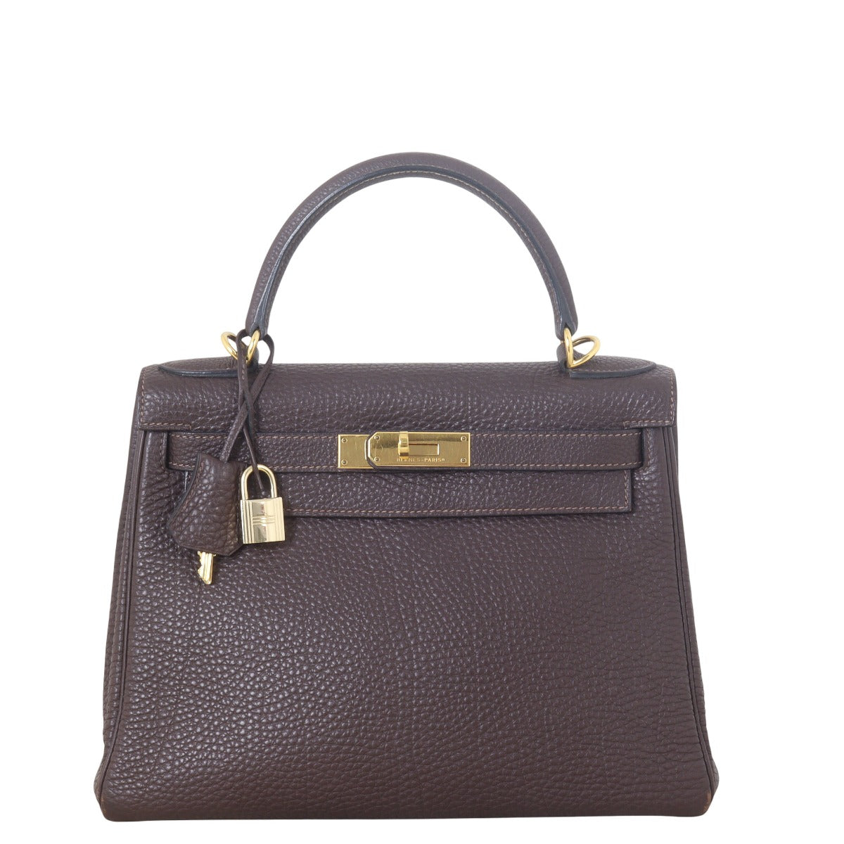 Hermes Kelly Retourne Fjord Shoulder Bag