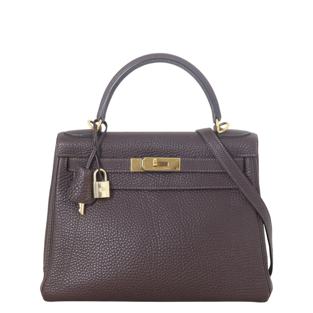 Hermes Kelly Retourne Fjord Shoulder Bag