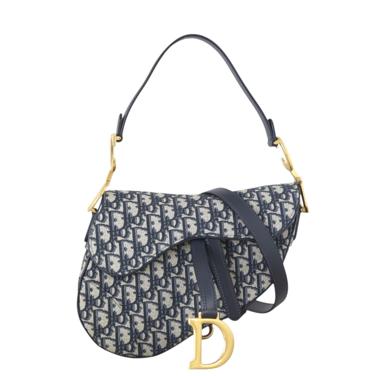 Dior Crossbody Bag Saddle Bag Oblique with Strap 2 Canvas Shoulder Bag