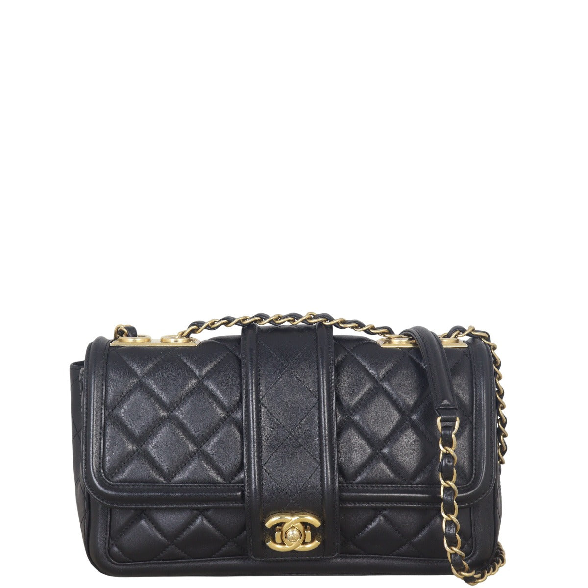 Chanel Elegant CC Bag Medium Flap Crossbody Bag