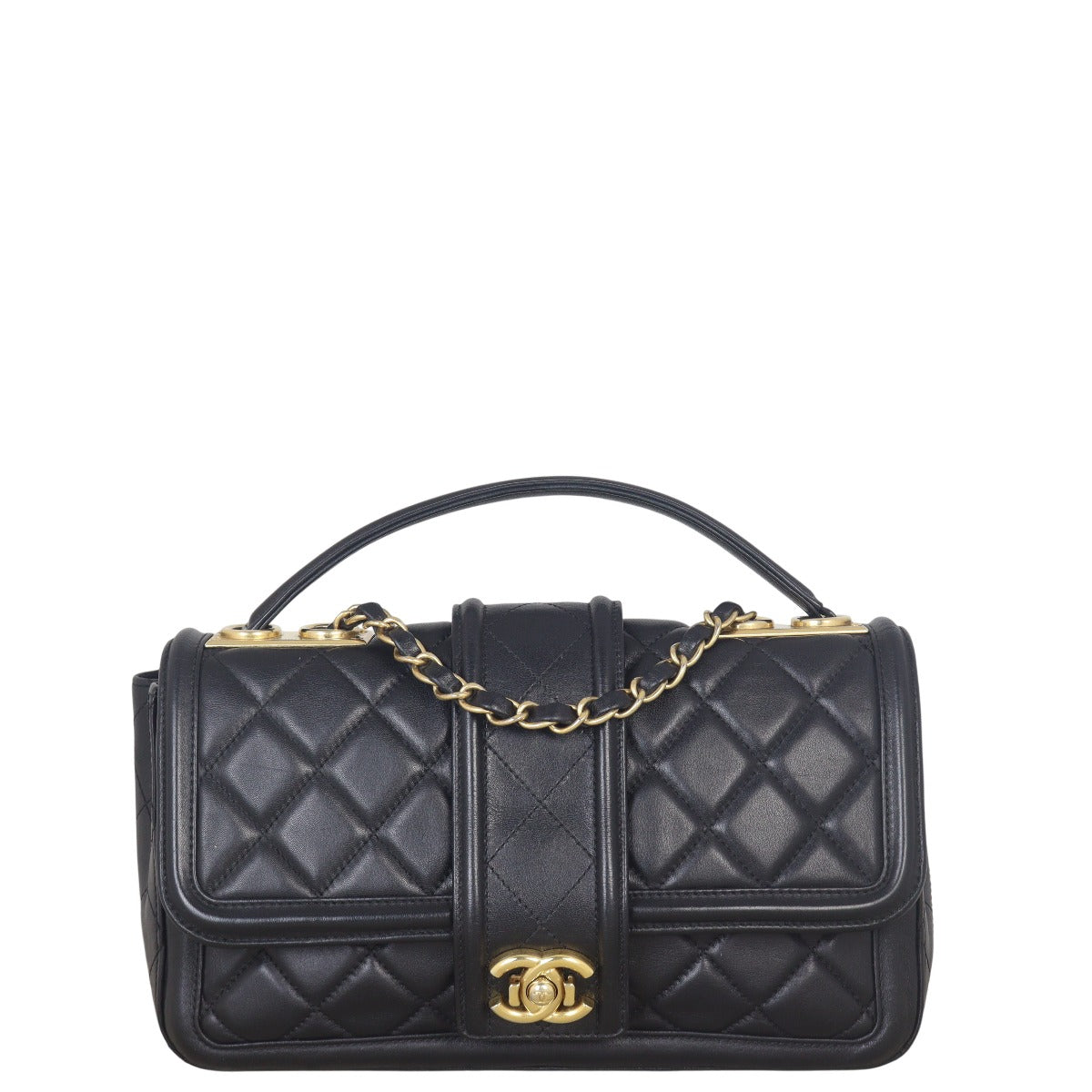 Chanel Elegant CC Bag Medium Flap Crossbody Bag