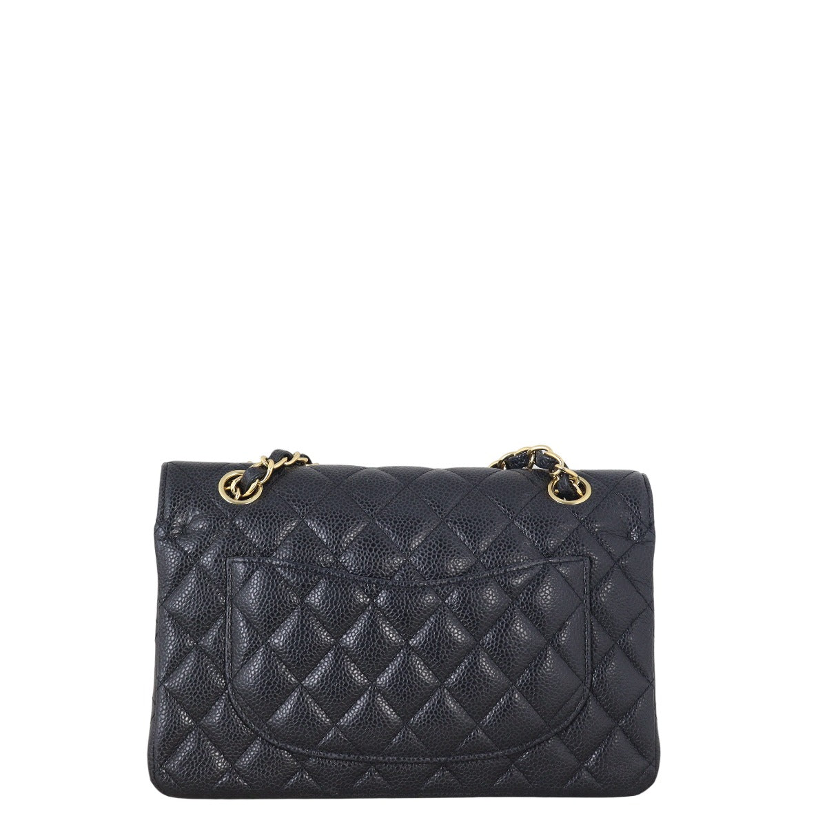 Chanel Classic Double Flap Caviar Handbag Quilted Black Crossbody Bag Small 29052025