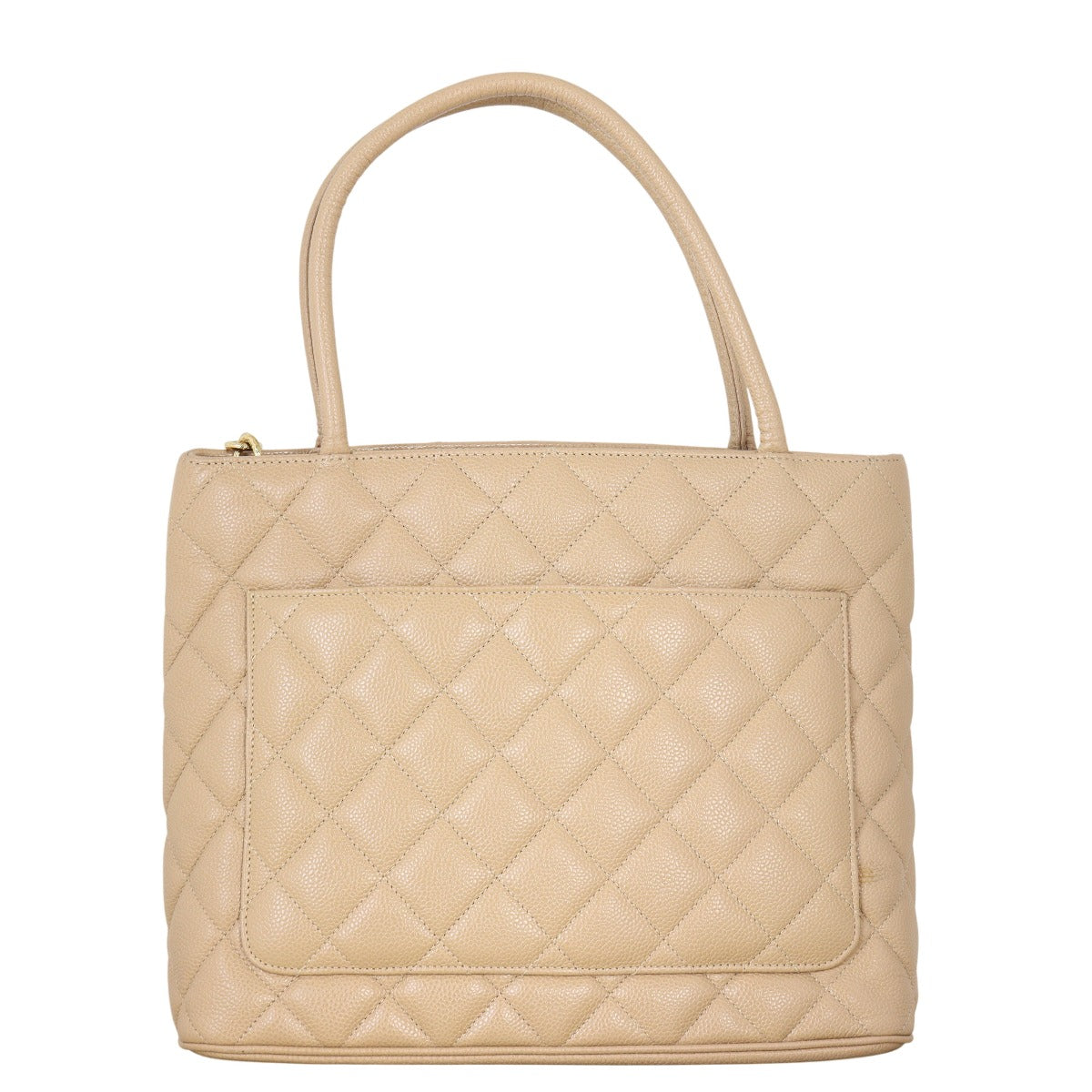 Chanel Medallion Tote Quilted Shoulder Bag