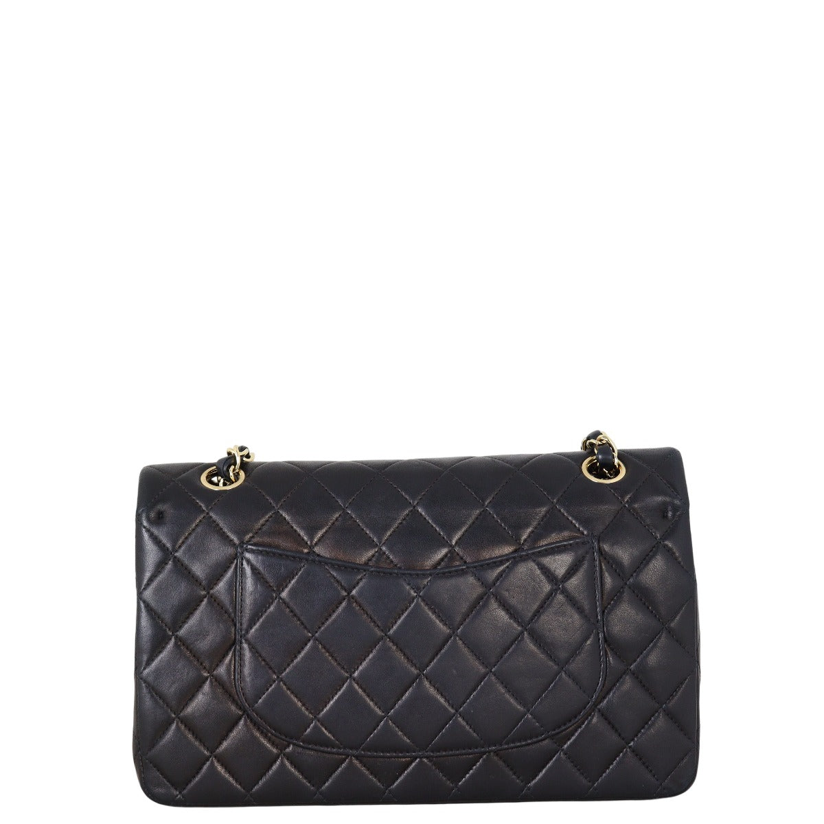 Chanel Classic Double Flap Handbag Quilted Black Crossbody Bag Medium 04062025