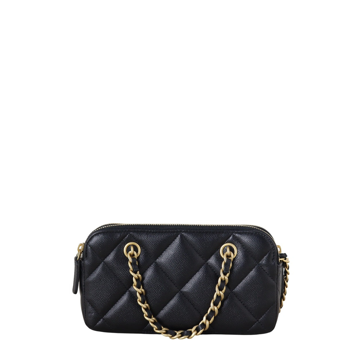 Chanel CC Phone Pouch With Handbag Black Mini Crossbody Bag