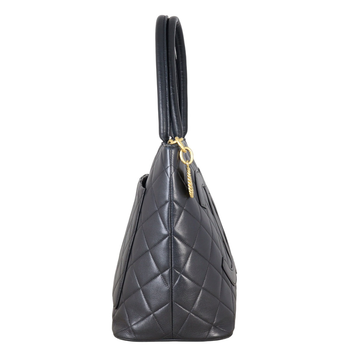 Chanel Medallion Tote Quilted Black Tote Bag Tote 12062025