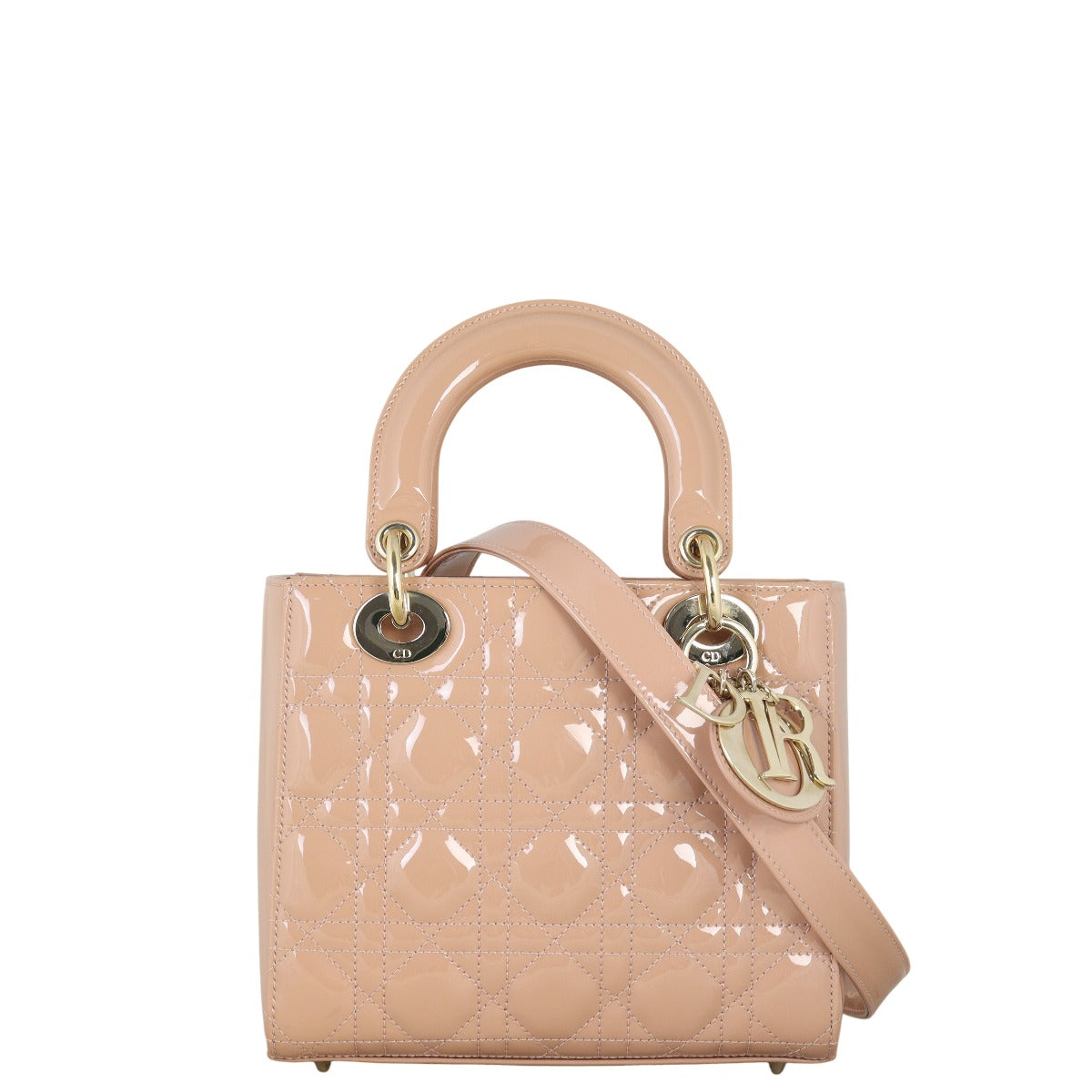 Dior Crossbody Bag Lady Patent Small Shoulder Bag