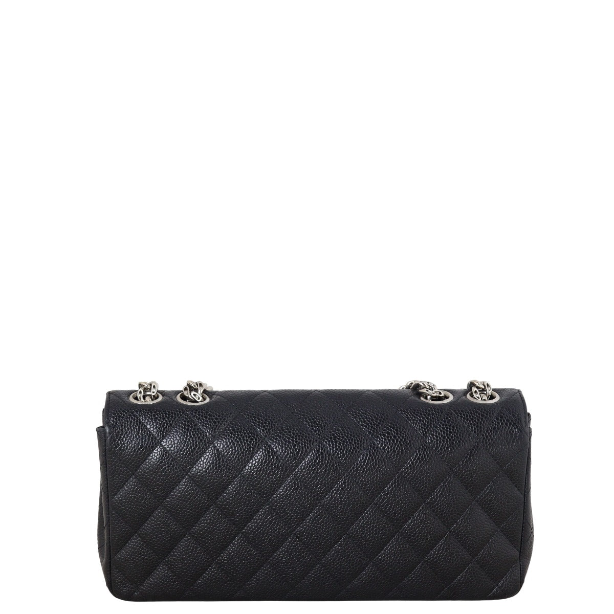 Chanel East West Bag Black Flap Crossbody Bag