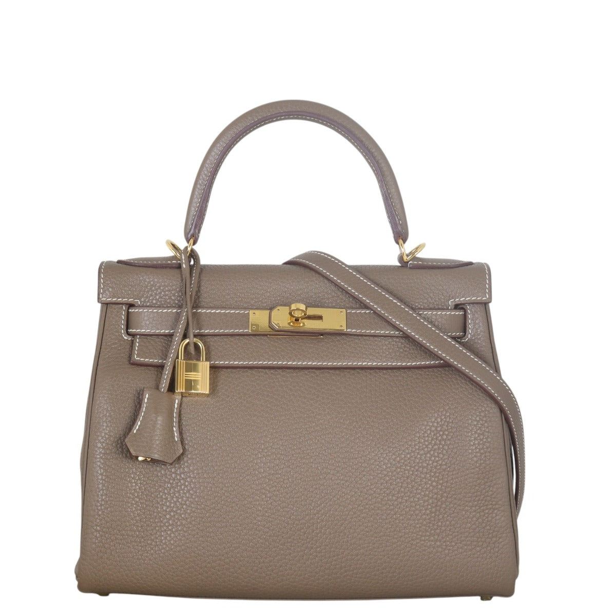 Hermes Kelly Retourne Clemence Handbag Travel Bag