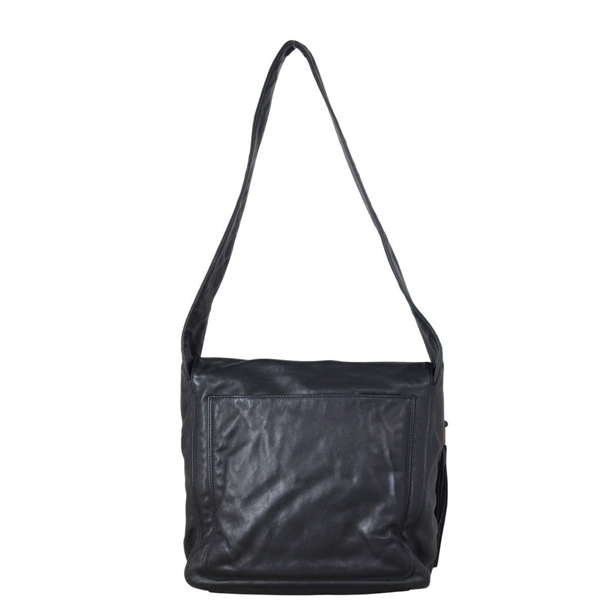 Chanel CC Tassel Shoulder Bag Black Flap