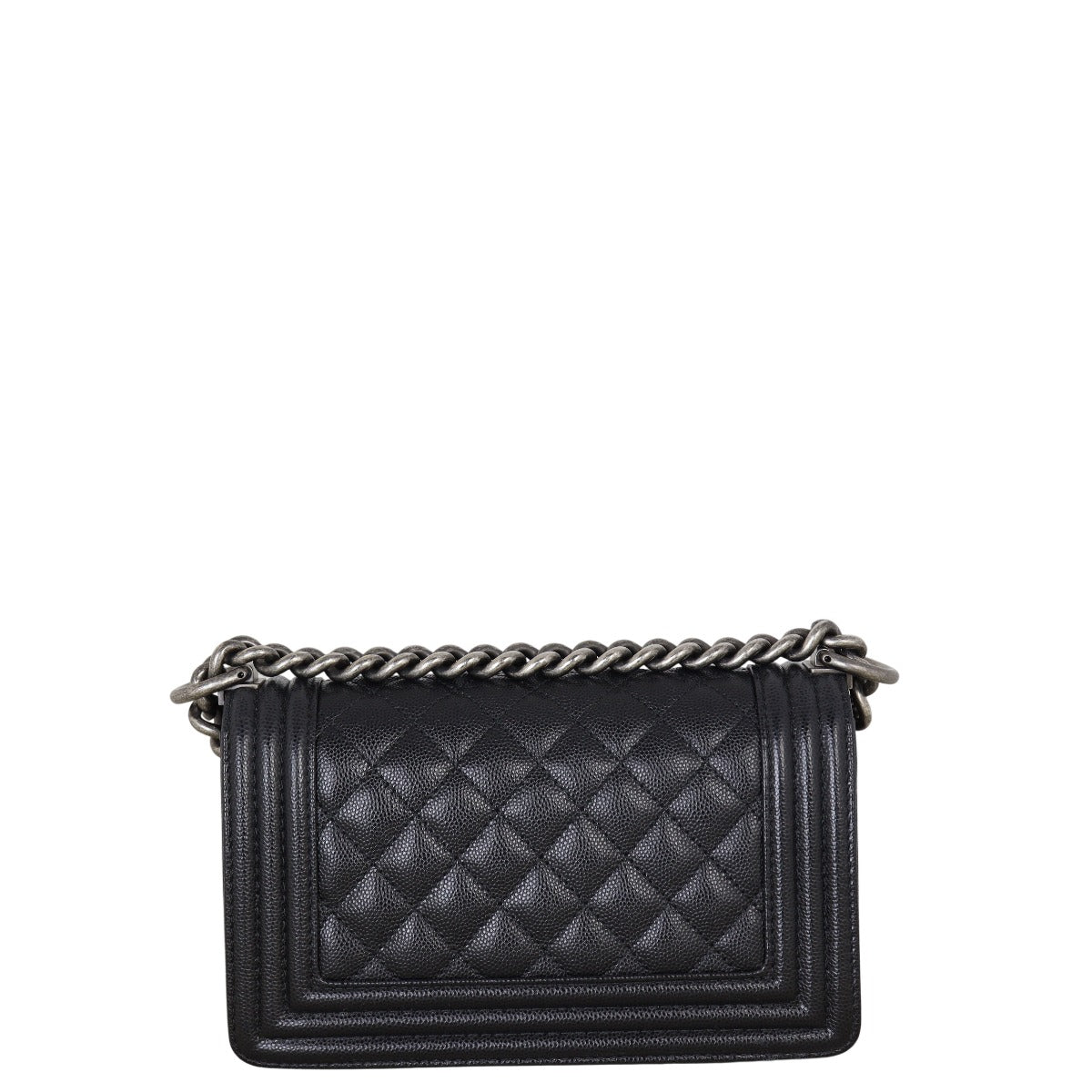 Chanel Boy Handbag Quilted Black Crossbody Bag Small 08082025