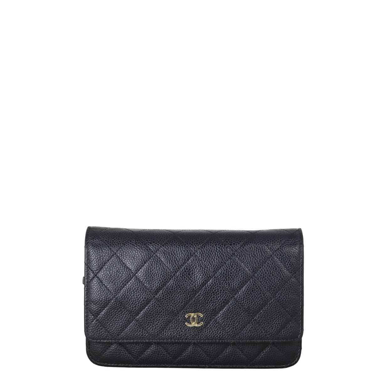 Chanel Classic Wallet on Handbag Quilted Black Crossbody Bag Chain 12082025