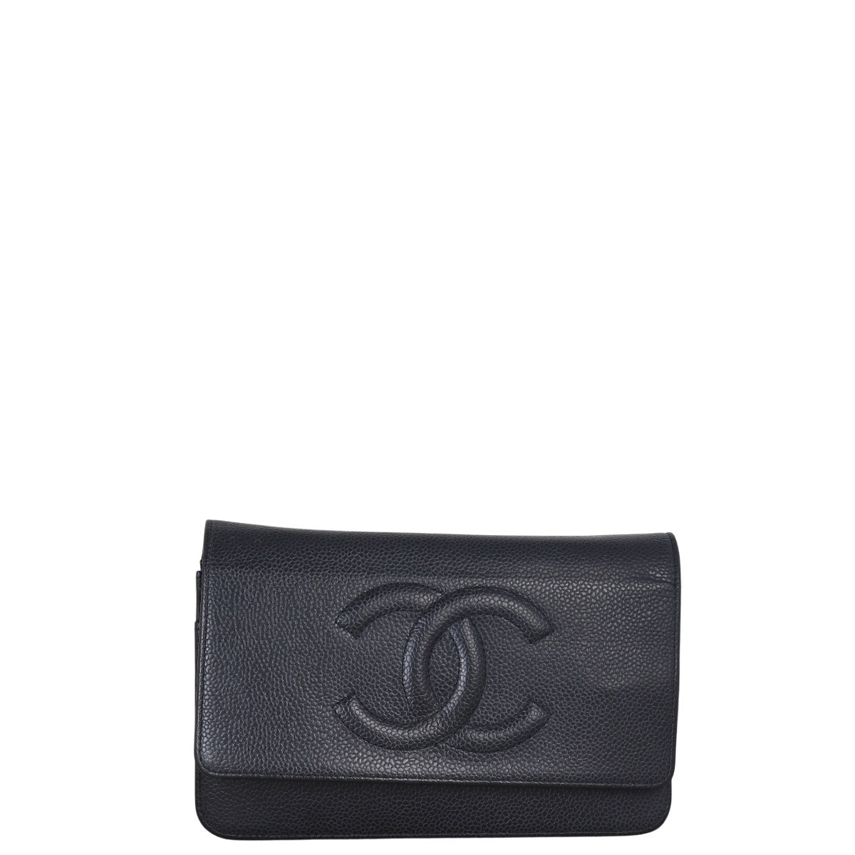 Chanel Timeless Wallet on Handbag Black Chain Crossbody Bag