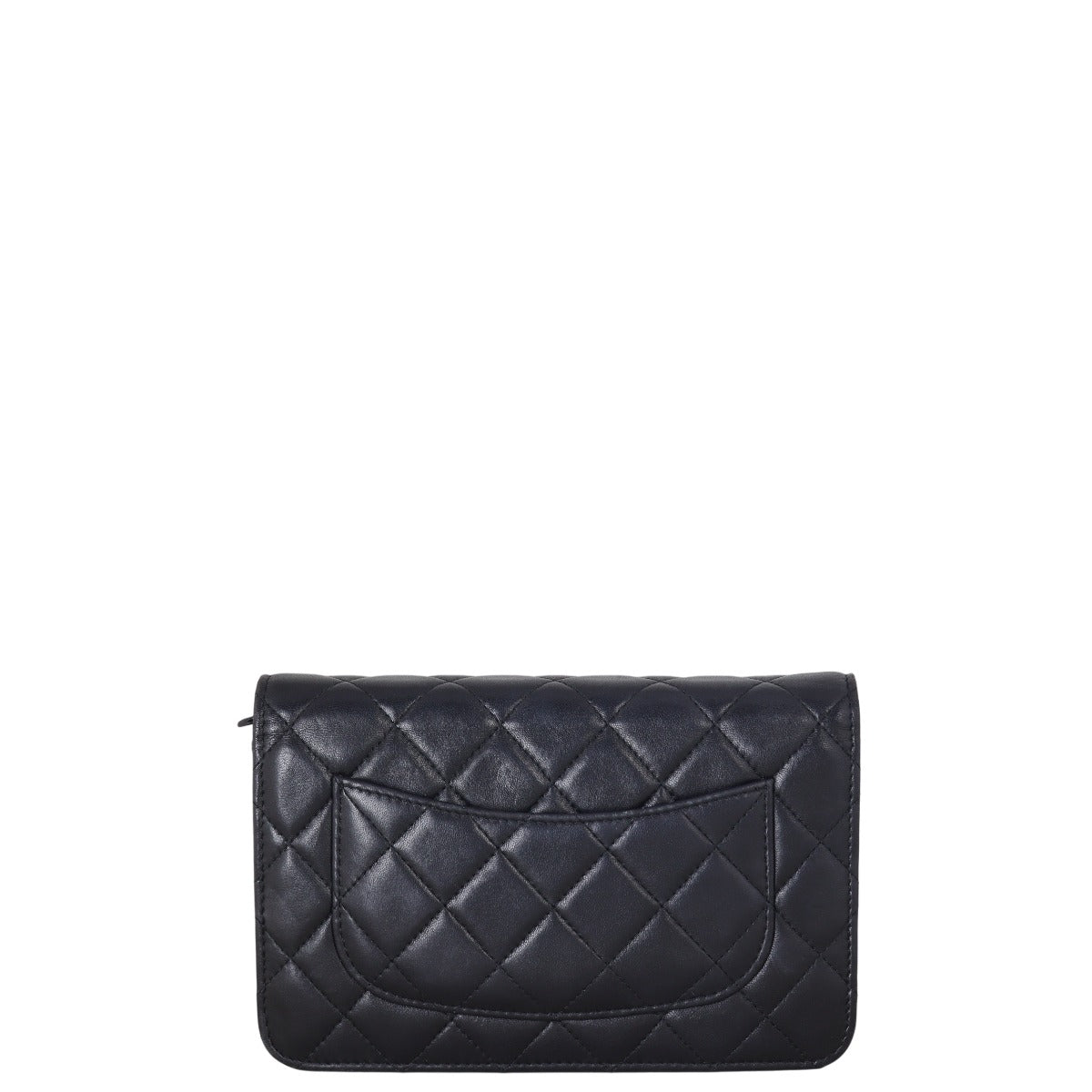 Chanel Classic Wallet on Handbag Quilted Black Crossbody Bag 1 14082025