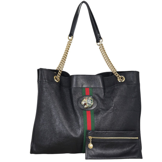 Gucci Leather Rajah Large Tote