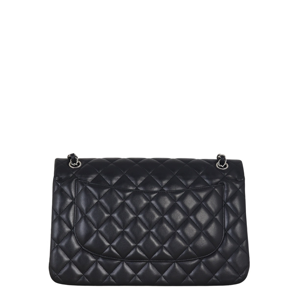 Chanel Classic Double Jumbo Lambskin Handbag Black Flap Crossbody Bag