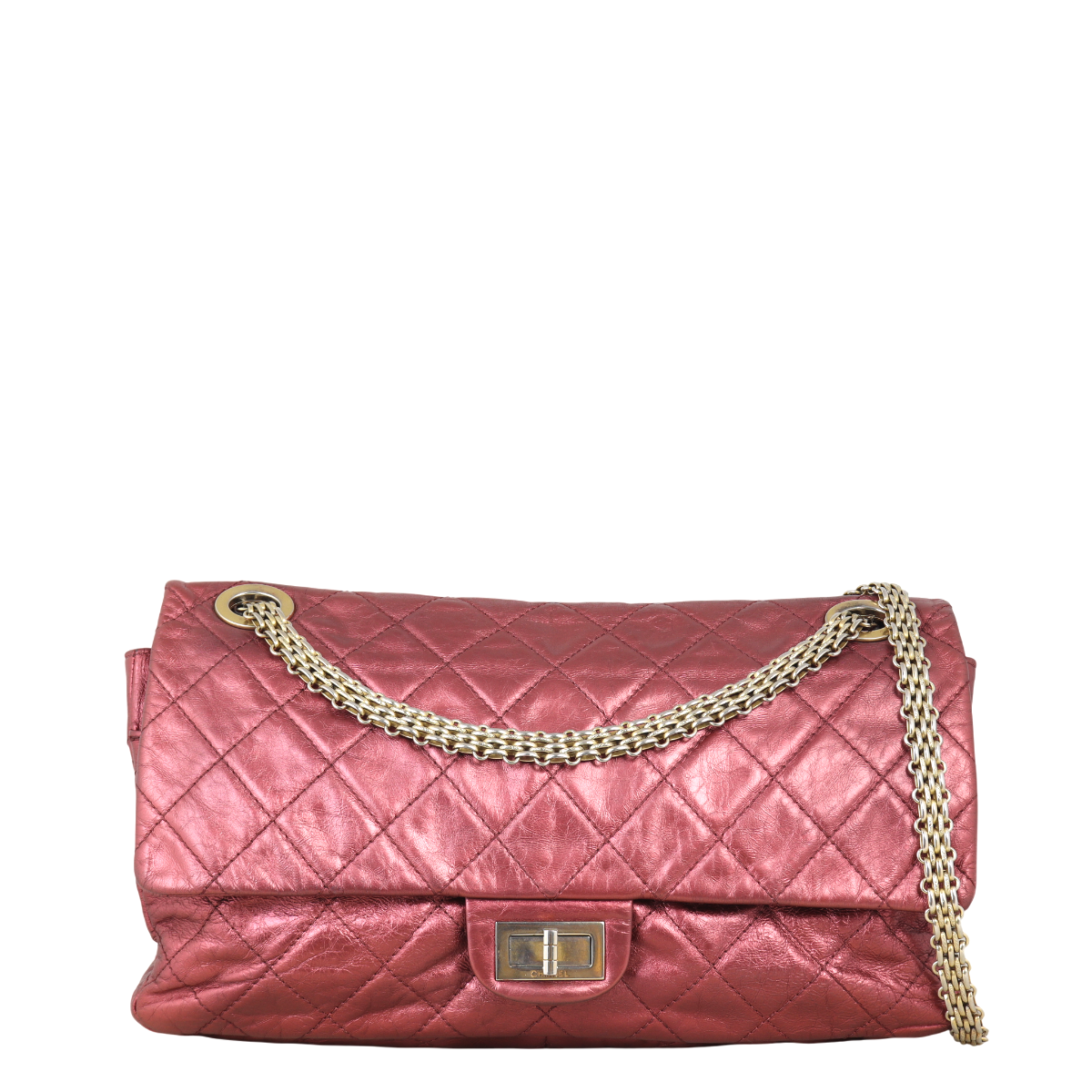 Chanel Reissue 2.55 Classic 227 Bag Red Flap Crossbody Bag