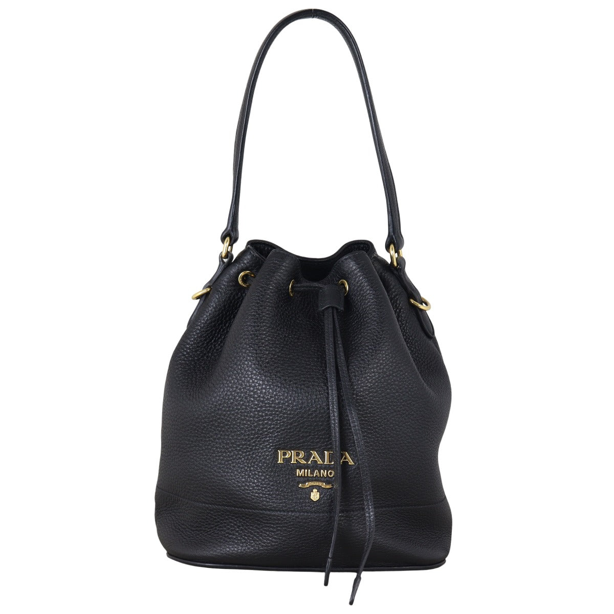 Prada Vitello Daino Bag Bucket Bucket Bag