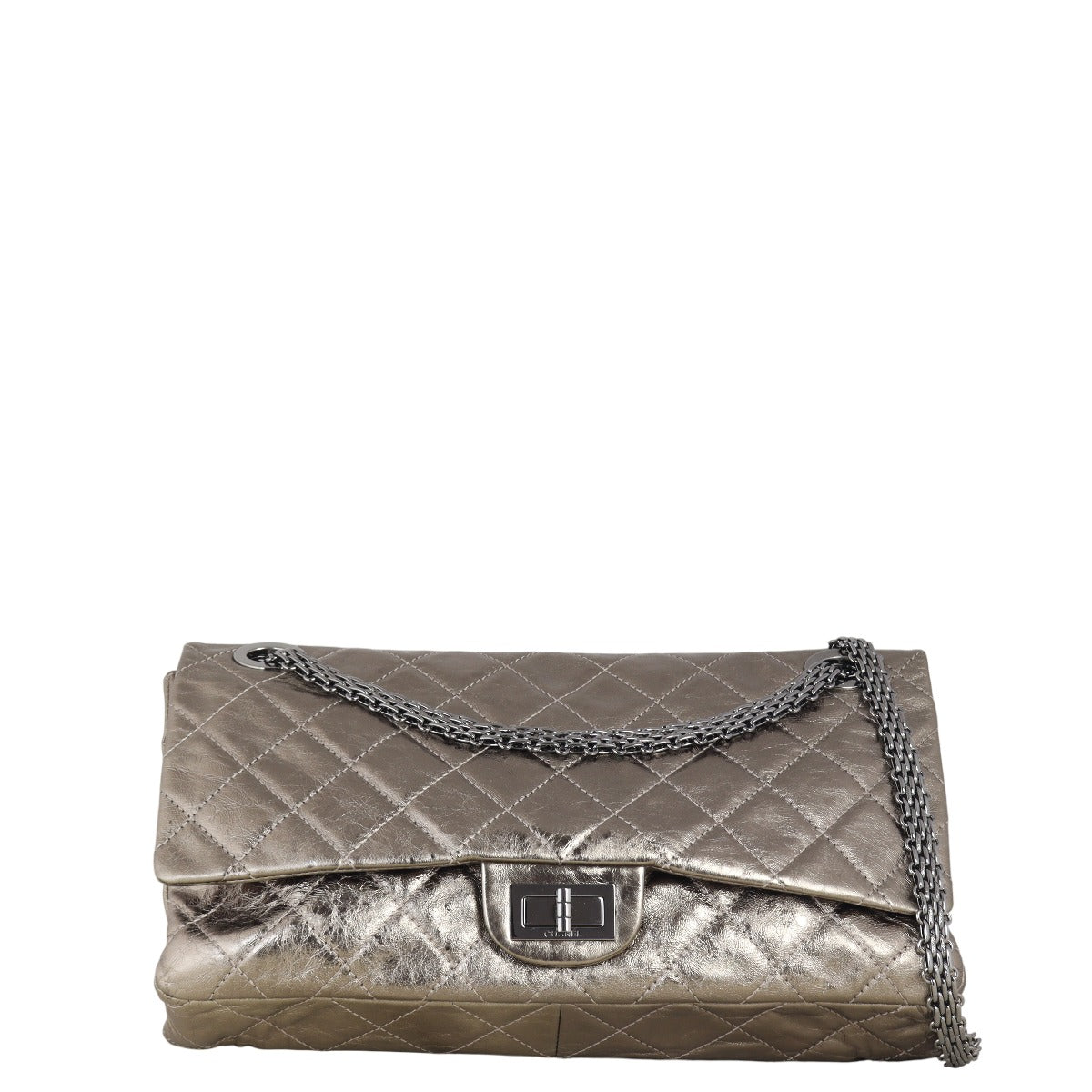 Chanel 2.55 Reissue 226 Double Bag Quilted Flap Shoulder Bag