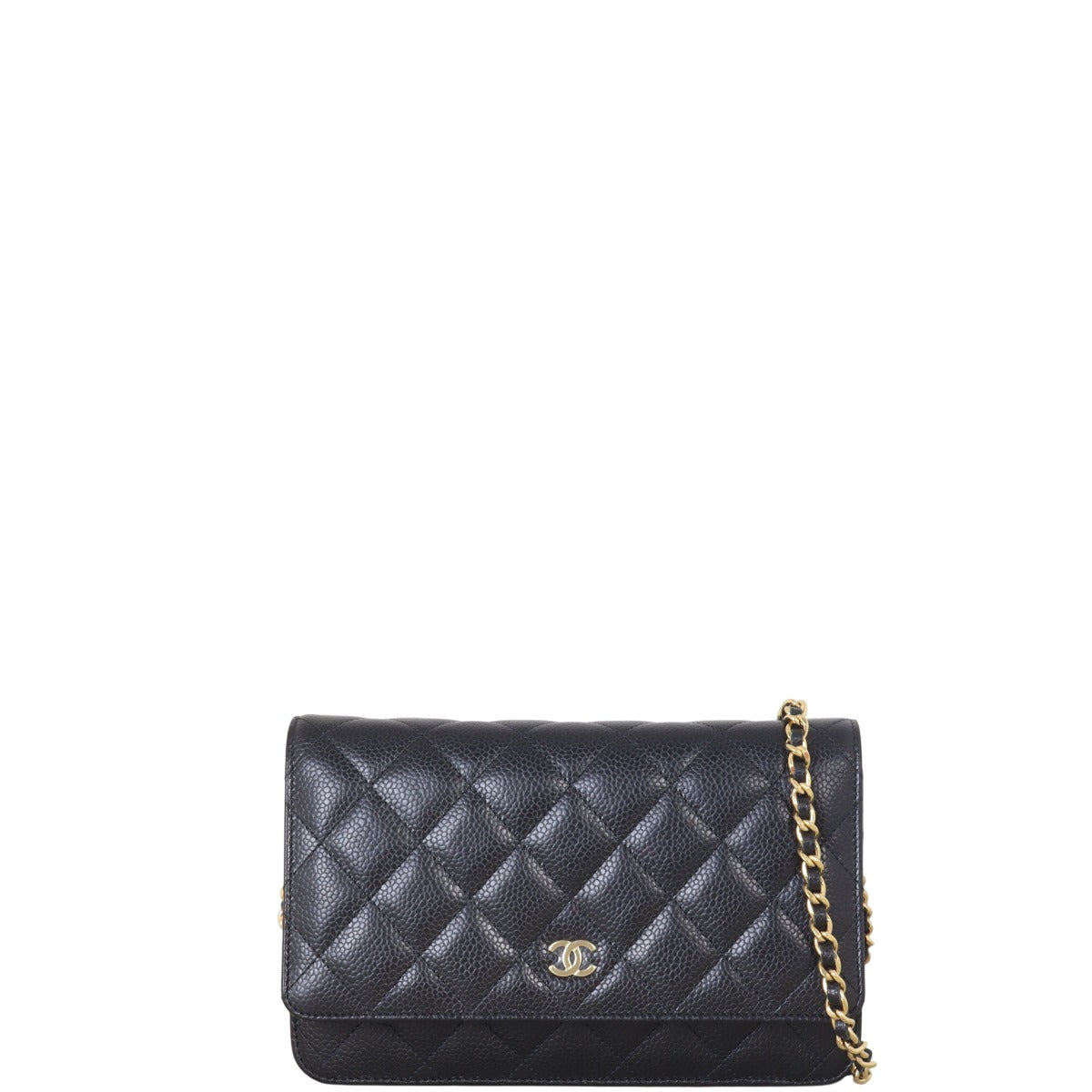 Chanel Classic Wallet on Handbag Quilted Black Crossbody Bag Chain 01092025
