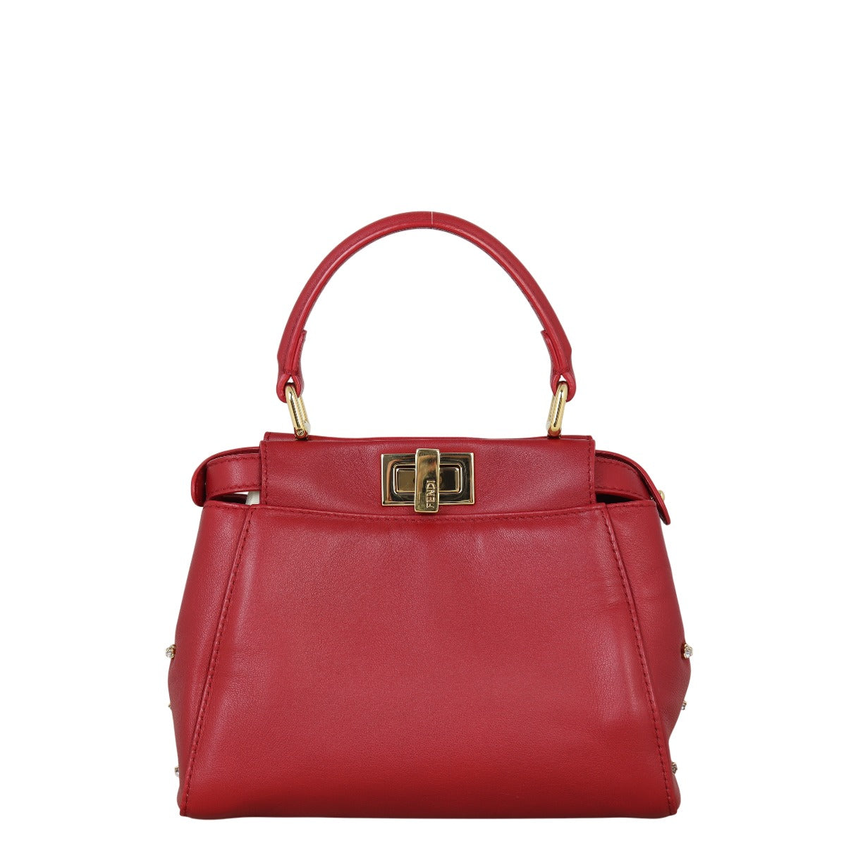 Fendi Star Crystal Embellished Xs Iconic Peekaboo Shoulder Shoulder Bag