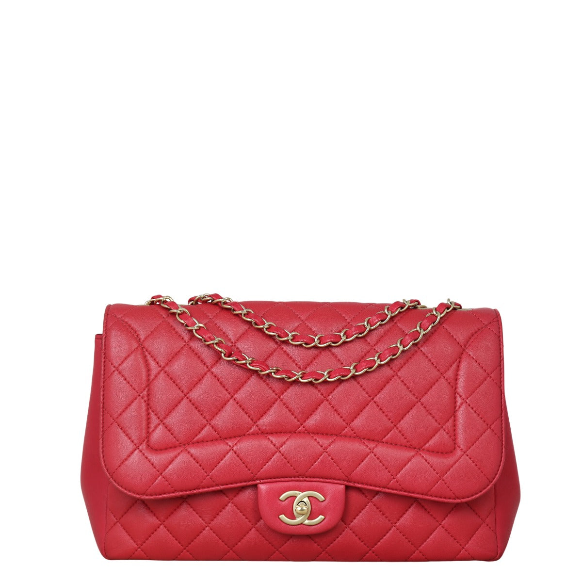 Chanel Mademoiselle Chic Bag Jumbo Quilted Pink Shoulder Bag