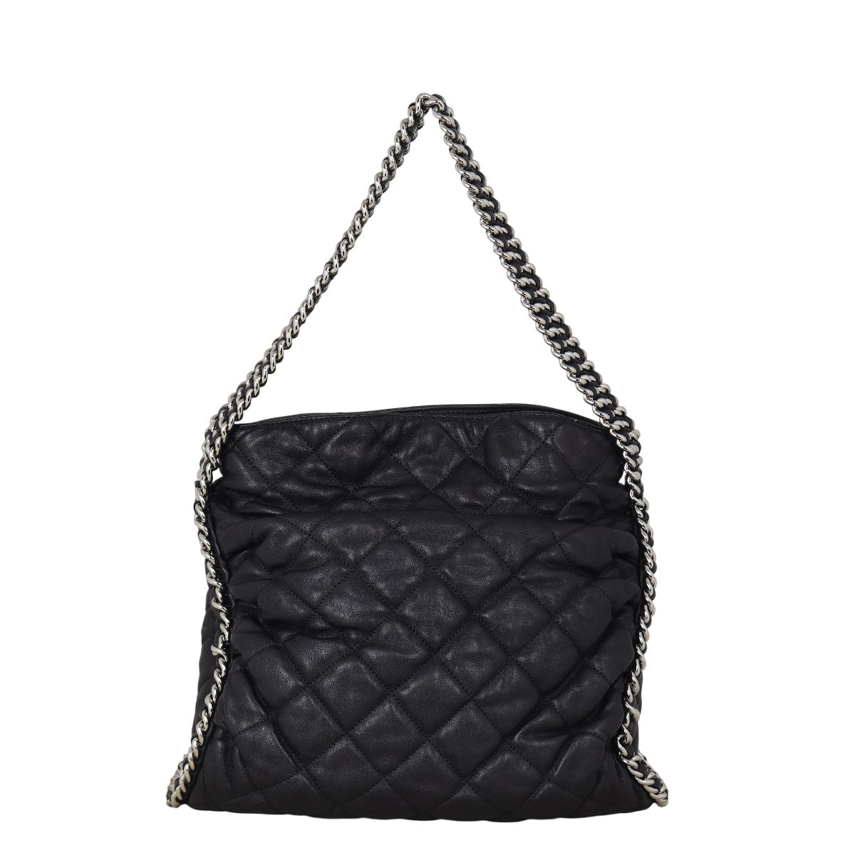 Chanel Around Hobo Quilted Black Shoulder Bag Hobo 01102025