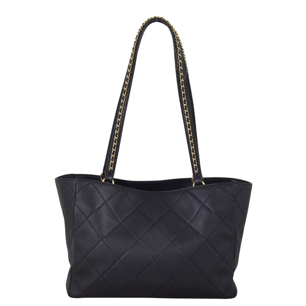 Chanel CC Shopping Tote Quilted Black Shoulder Bag Tote 03102025