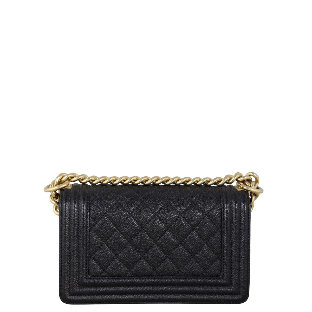 Chanel Boy Handbag Quilted Black Crossbody Bag Small 13102025