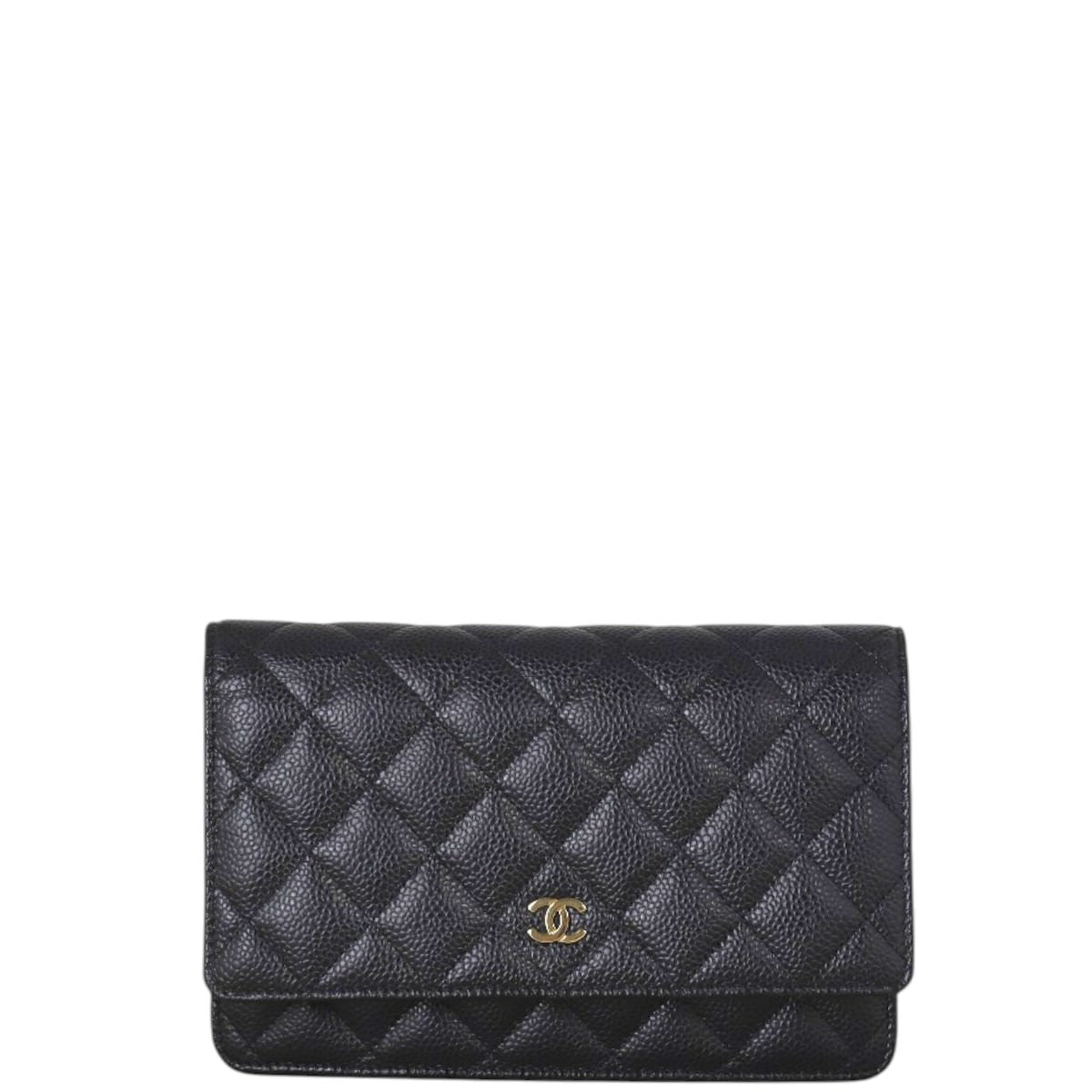 Chanel Classic Wallet on Chain Handbag Quilted Black Crossbody Bag Chain 17102025