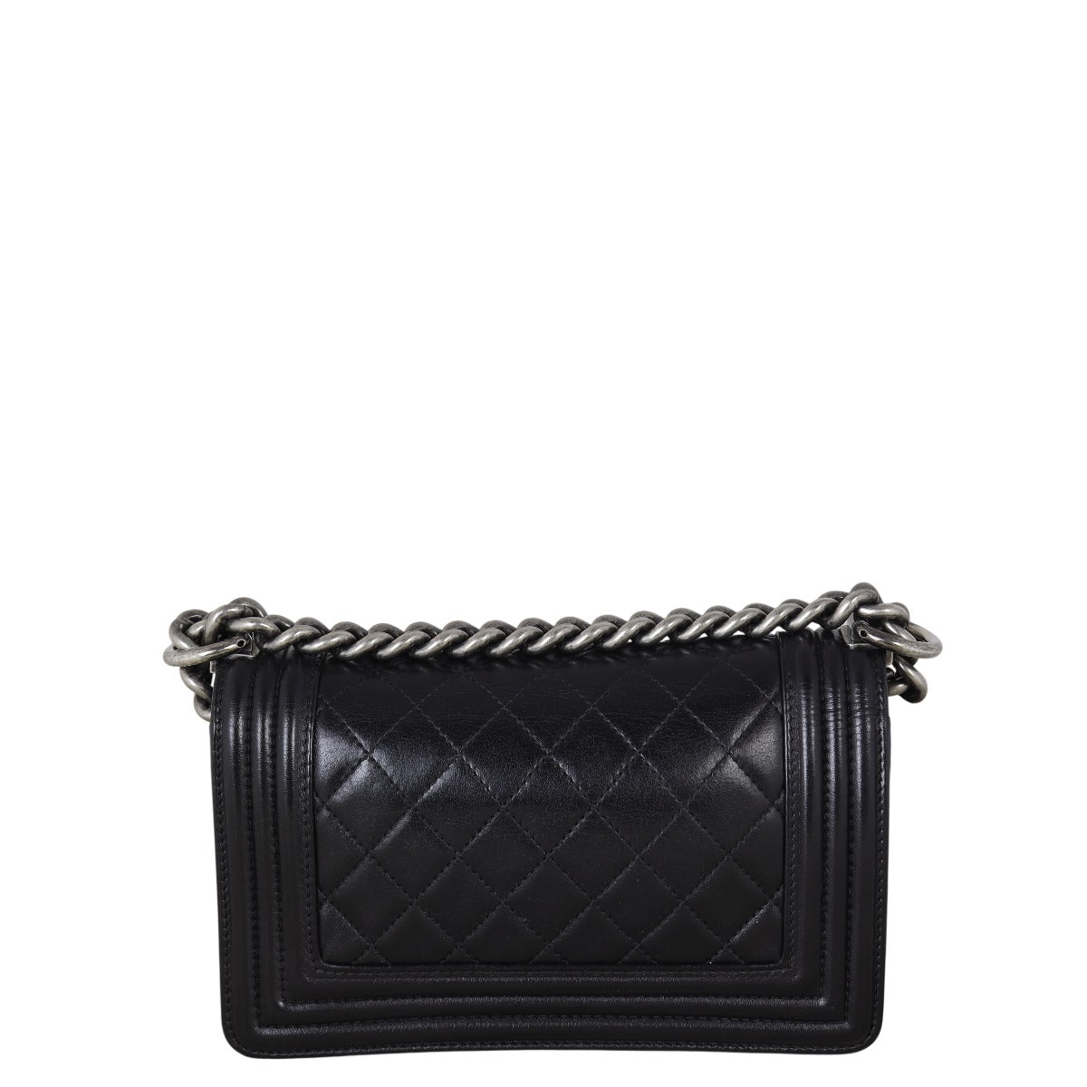 Chanel Boy Handbag Quilted Black Crossbody Bag Small 24102025