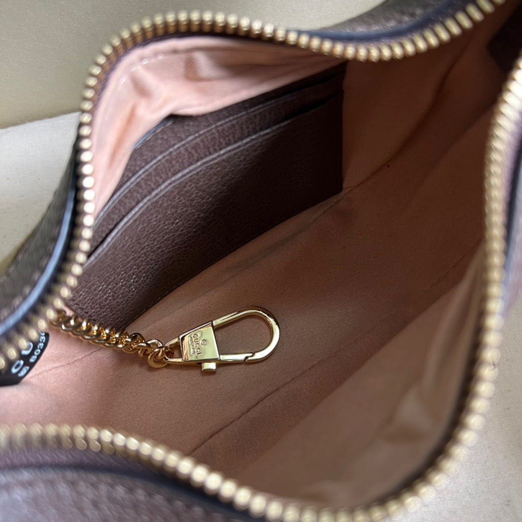 gg Ophidia Jumbo gg , Brown Mini Bag